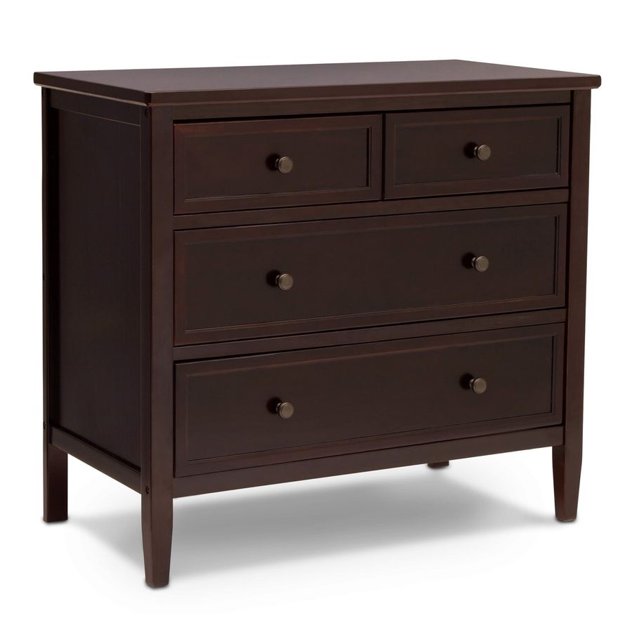 Delta Children Epic 3 Drawer Dresser with Interlocking Drawers - Greenguard Gold Certified, Walnut Espresso - Walmart.com added by Katie ONeill