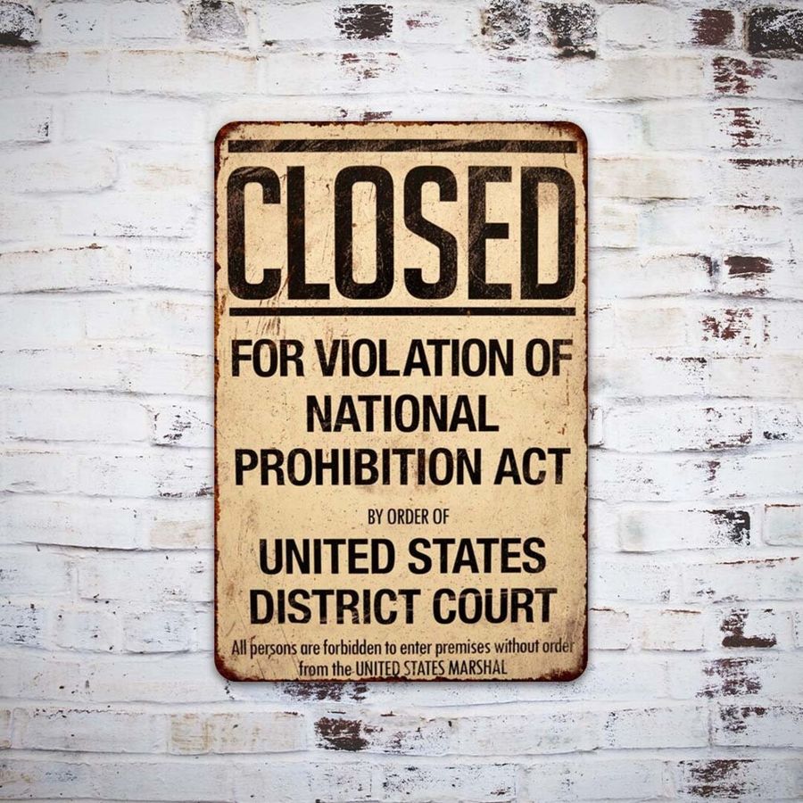 Home Bar Sign Closed for Prohibition Speakeasy Decor Alcohol - Etsy added by Janae Sullivan
