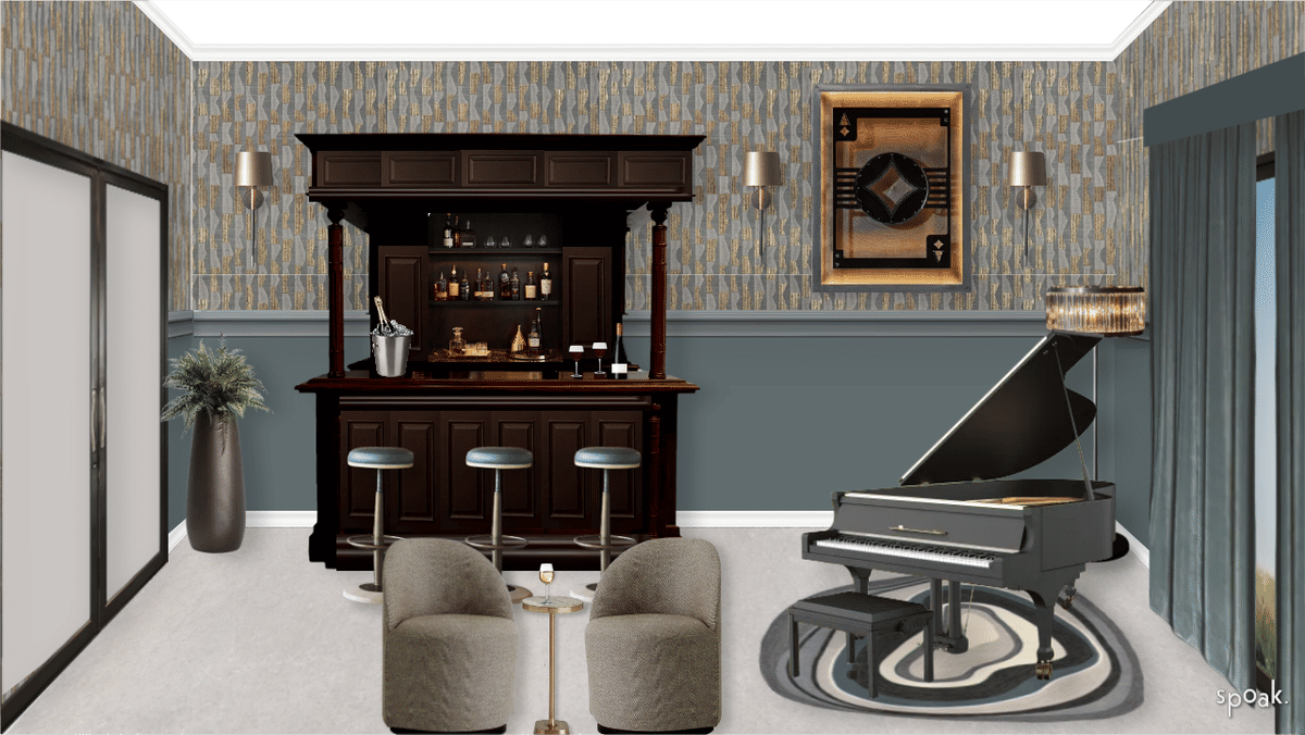 Game Room Inspiration designed by Rosalind Ingram