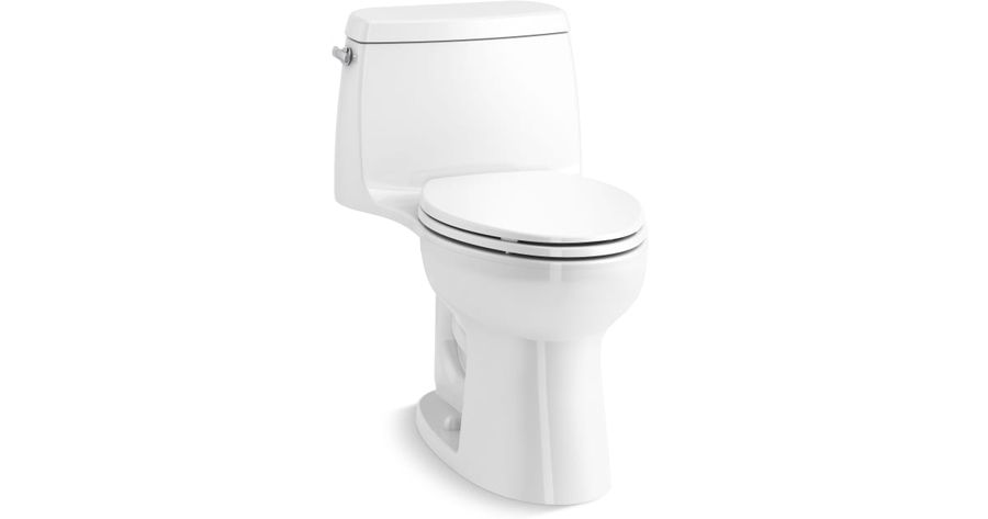 Kohler K-30810-0 Santa Rosa One-Piece Compact Elongated 1.28 GPF Toilet with Revolution 360 Swirl Flushing Technology | Build.com added by Mary Kate Blum