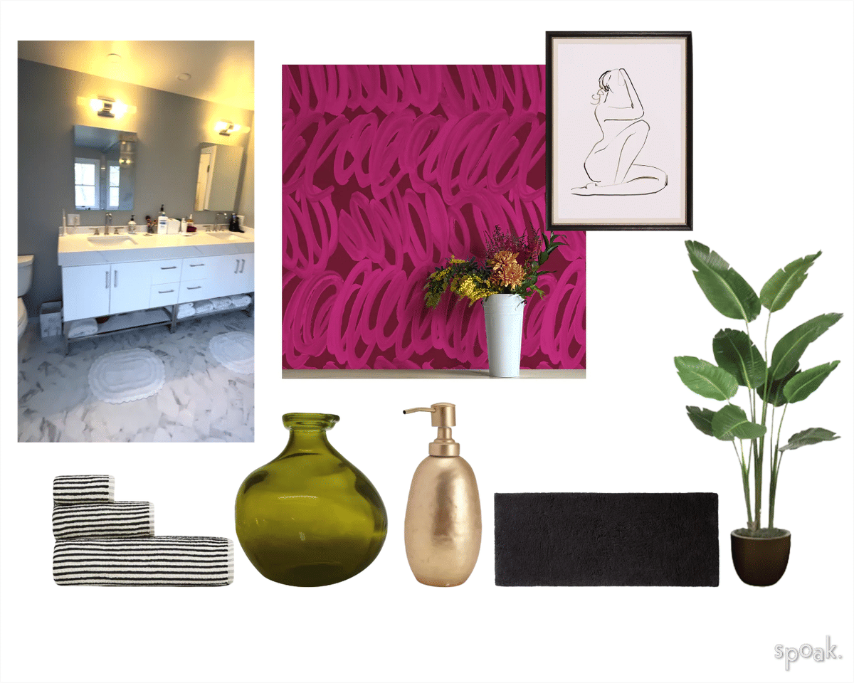 Bathroom Inspo designed by Melissa Isles