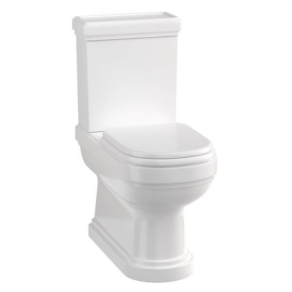 Burlington Riviera White Full Back To Wall Close Coupled Pan With Cistern And Seat added by Orian English