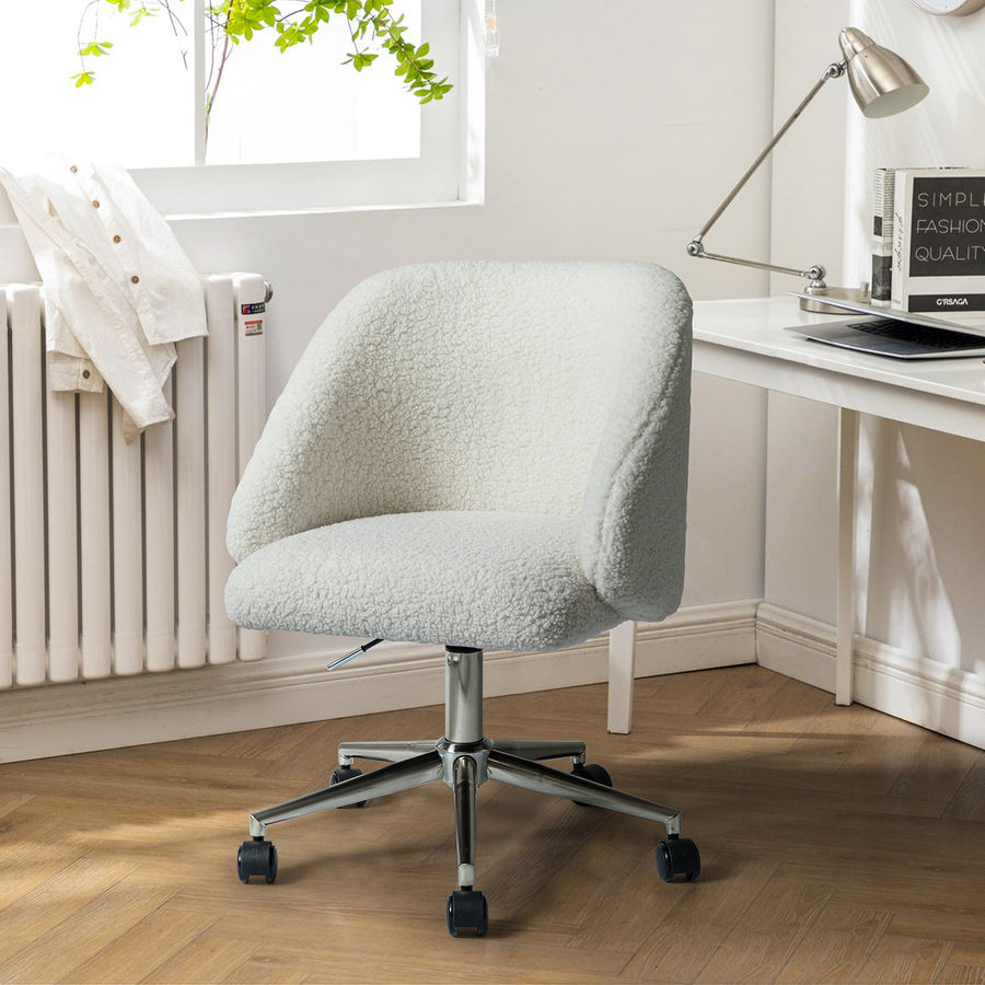 Wade Logan® Bijander Boucle Ergonomic Task Chair & Reviews | Wayfair added by Molly Rosner