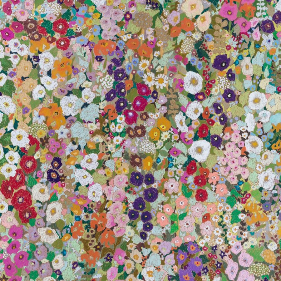 HOLLYHOCKS Wallpaper - Spring added by Gina Diaz