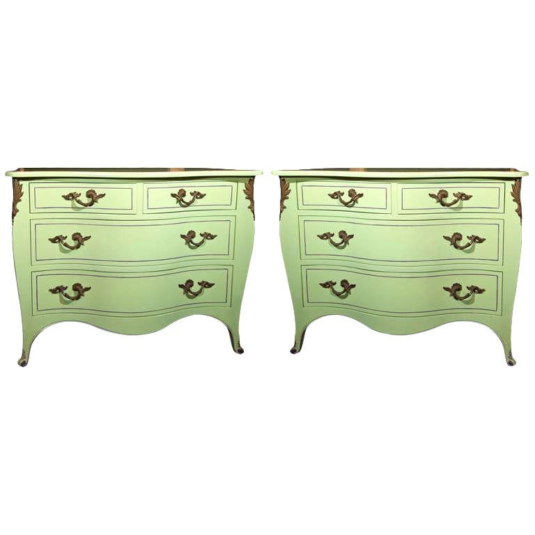 1960s Vintage Chartreuse Commodes- a Pair added by Amanda Zimberg
