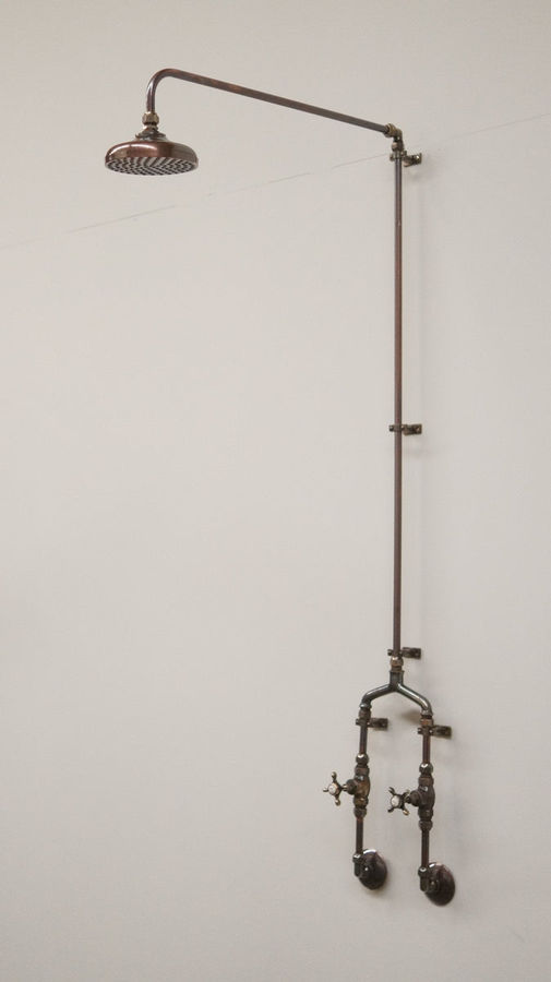 Allegro Exposed Pipe Shower with free handheld kit - ideal for indoor or outdoor use added by Diana Farberov