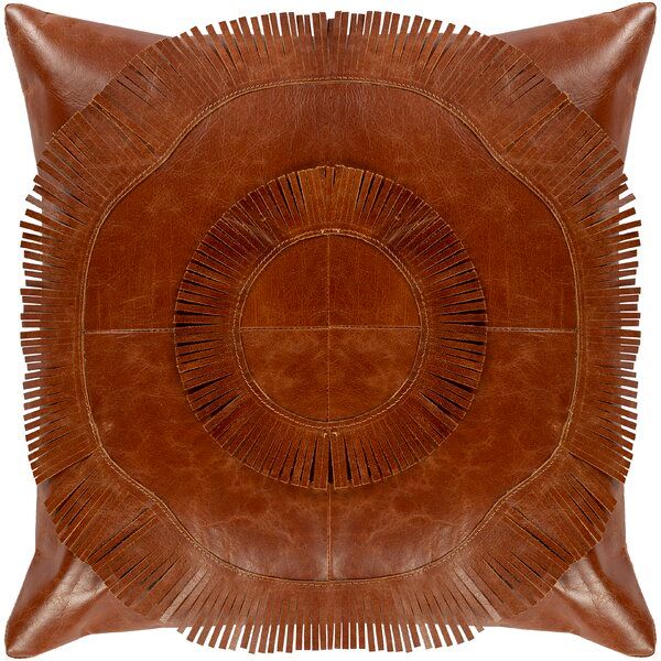 Healy Leather/Suede Pillow Cover added by Janae Sullivan