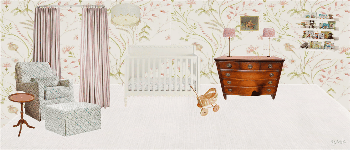 Nursery Inspiration designed by Maddie Poteat