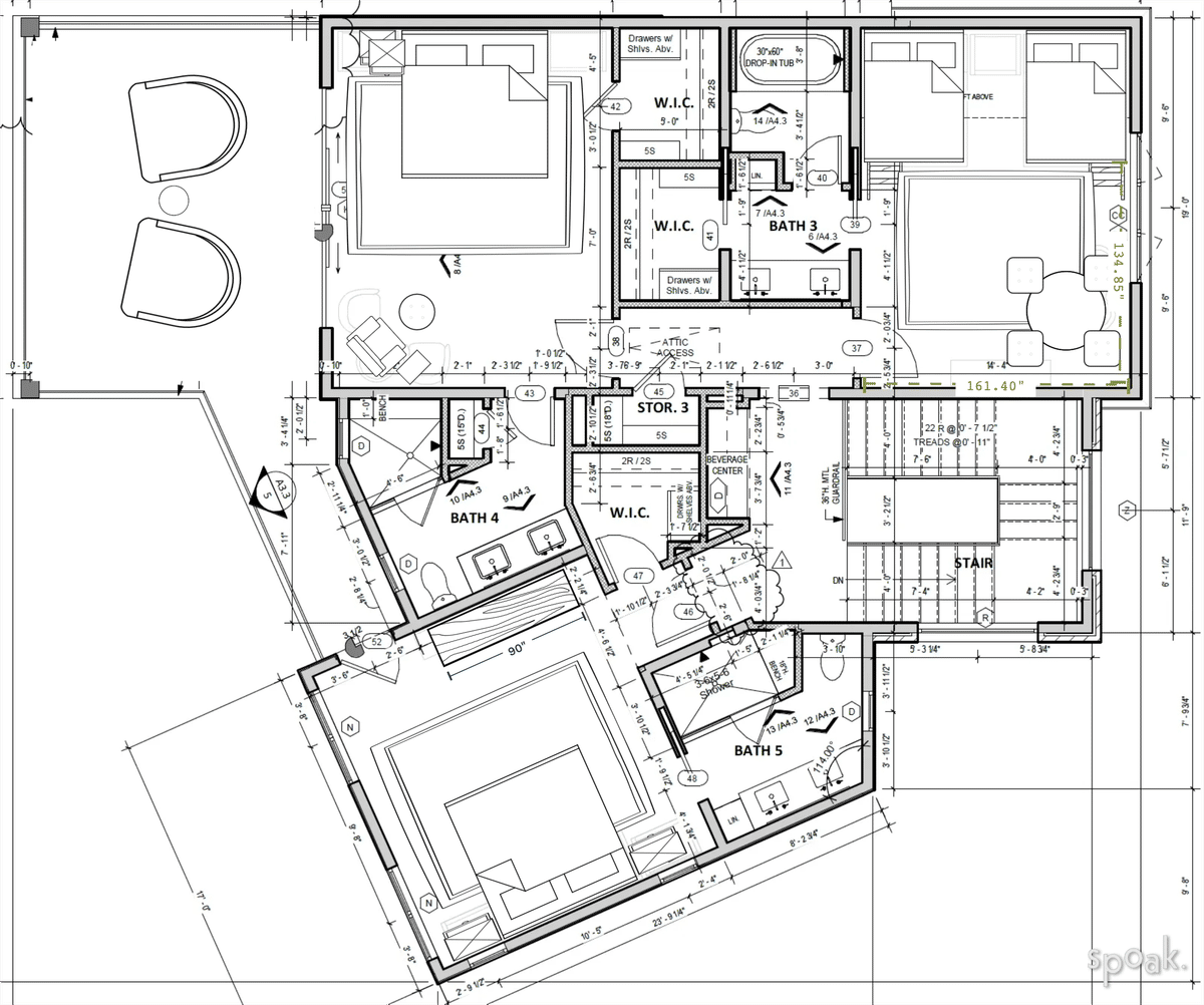 Guest Bedroom Plan designed by Rachel Mazur