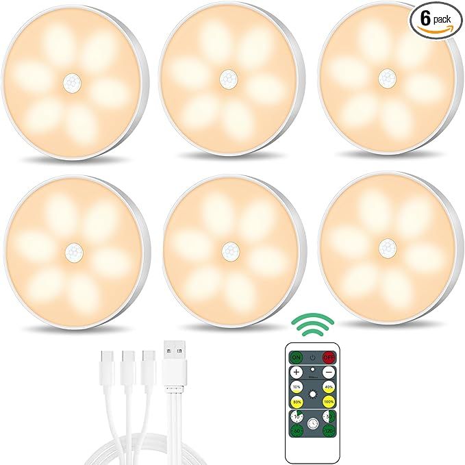 Warm White LED Closet Lights Wireless Motion Sensor Puck Light added by Cristina Alquist