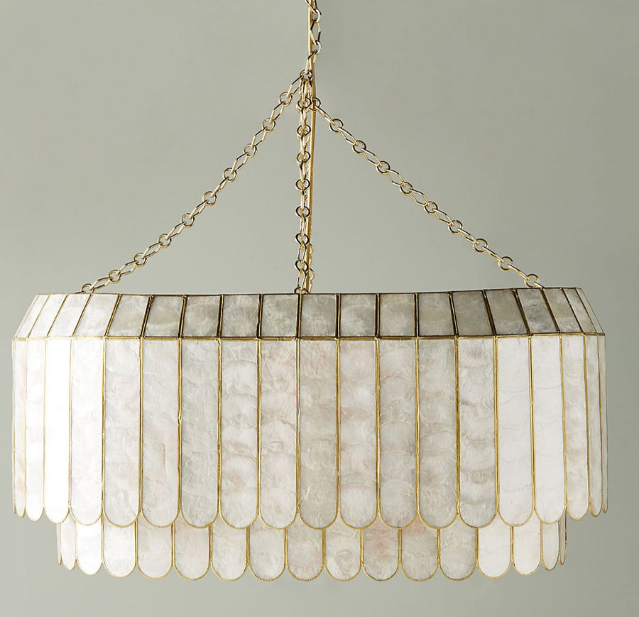 Madelyn Oval Faceted Chandelier added by Marie Dannettelle