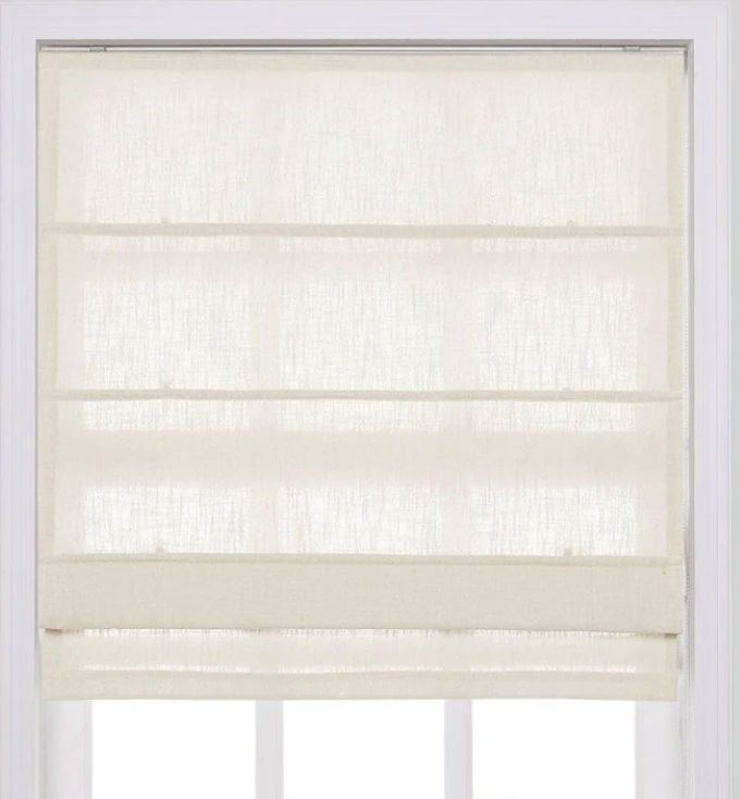 Liz Polyester Linen Roman Shade Cord Lift added by Ashley Fuchs