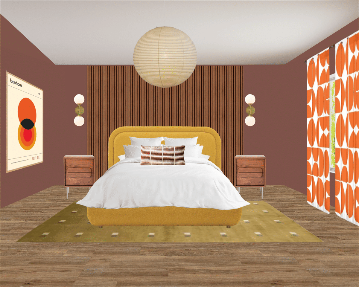 Mid Century Modern Bedroom Ideas designed by Spoak 