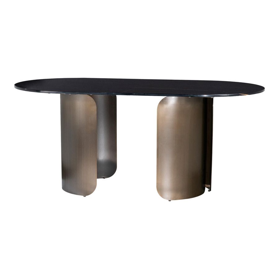 Nolan Marble Top Oval Dining Table With Bronze Base added by Suzannah Donnelly