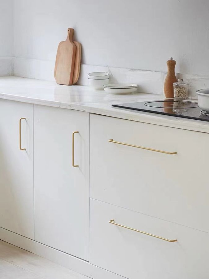 Nordic Brass Knob Brass Pull Brass Handle Brass Cabinet - Etsy added by Kristi Kautz