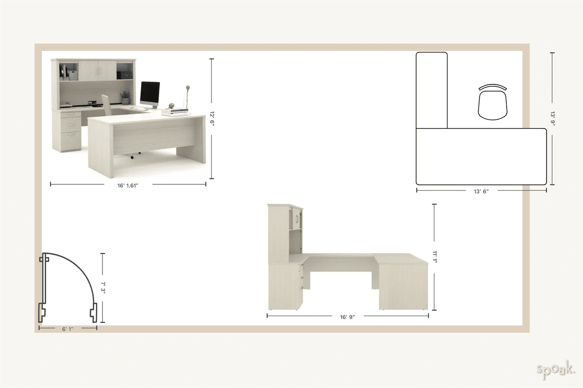 Office Floor Plan designed by Madison Schwartz
