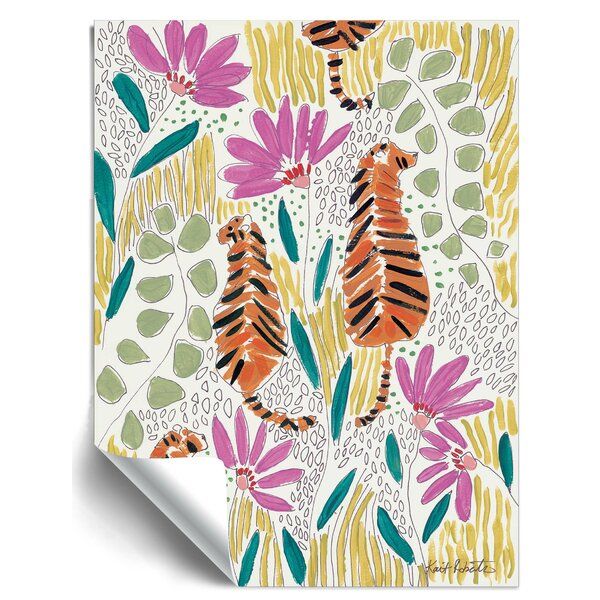 Khaleesi Hello Tiger Removable Wall Mural added by Joelle Cullimore