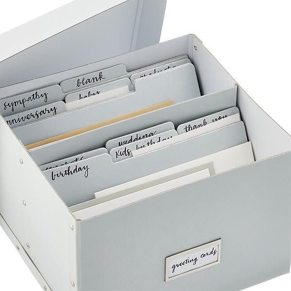 Bigso Light Grey Greeting Card Organizer added by Jessica Koczwara