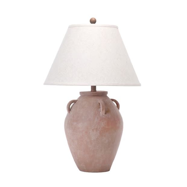 Beige 29-inch Vintage Resin Amphora Table Lamp added by Morgan Hatch