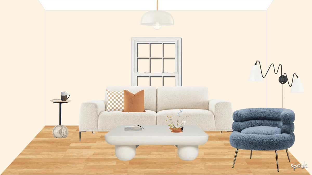 Kitchen + Living Room Inspiration designed by Mylena Rivera