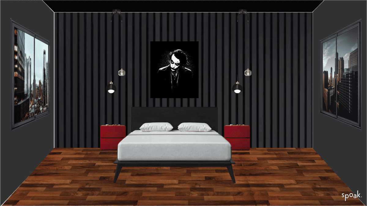 Dark Bedroom Inspo designed by Laura DeMoor