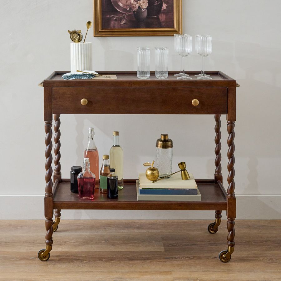 Barley Twist Bar Cart added by Lindsay Malmgren