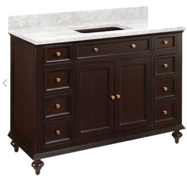 48" Keller Mahogany Vanity for Rectangular Undermount Sink - Dark Espresso added by Spoak Member