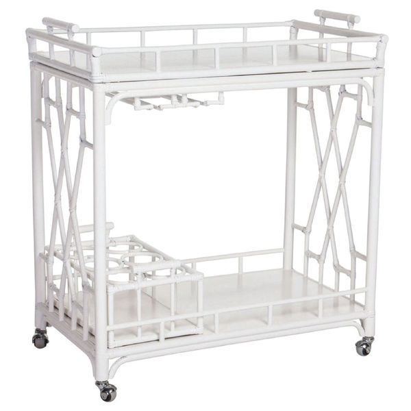 Worth Rattan Bar Cart added by Jennifer Hickey