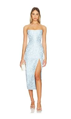 Amanda Uprichard Ivy Dress in Blue from Revolve.com added by Abi Adeosun