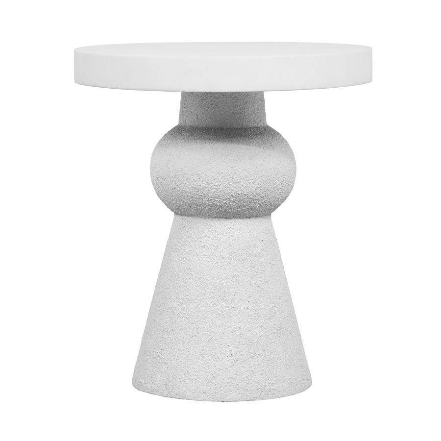 Lupita White Side Table - TOV Furniture added by Haley Freckleton