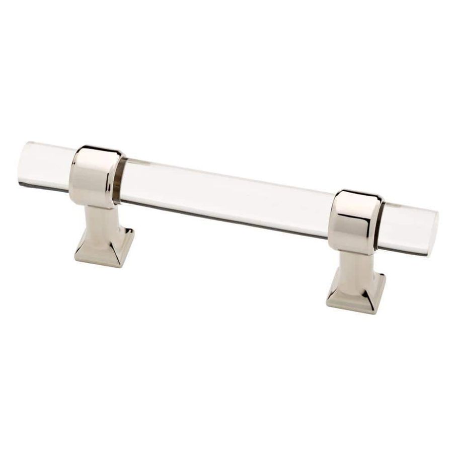 Liberty Acrylic Bar 3 in. (76 mm) Polished Nickel and Clear Cabinet Drawer Pull P33776C-PNC-CP - The Home Depot added by Kate Francis