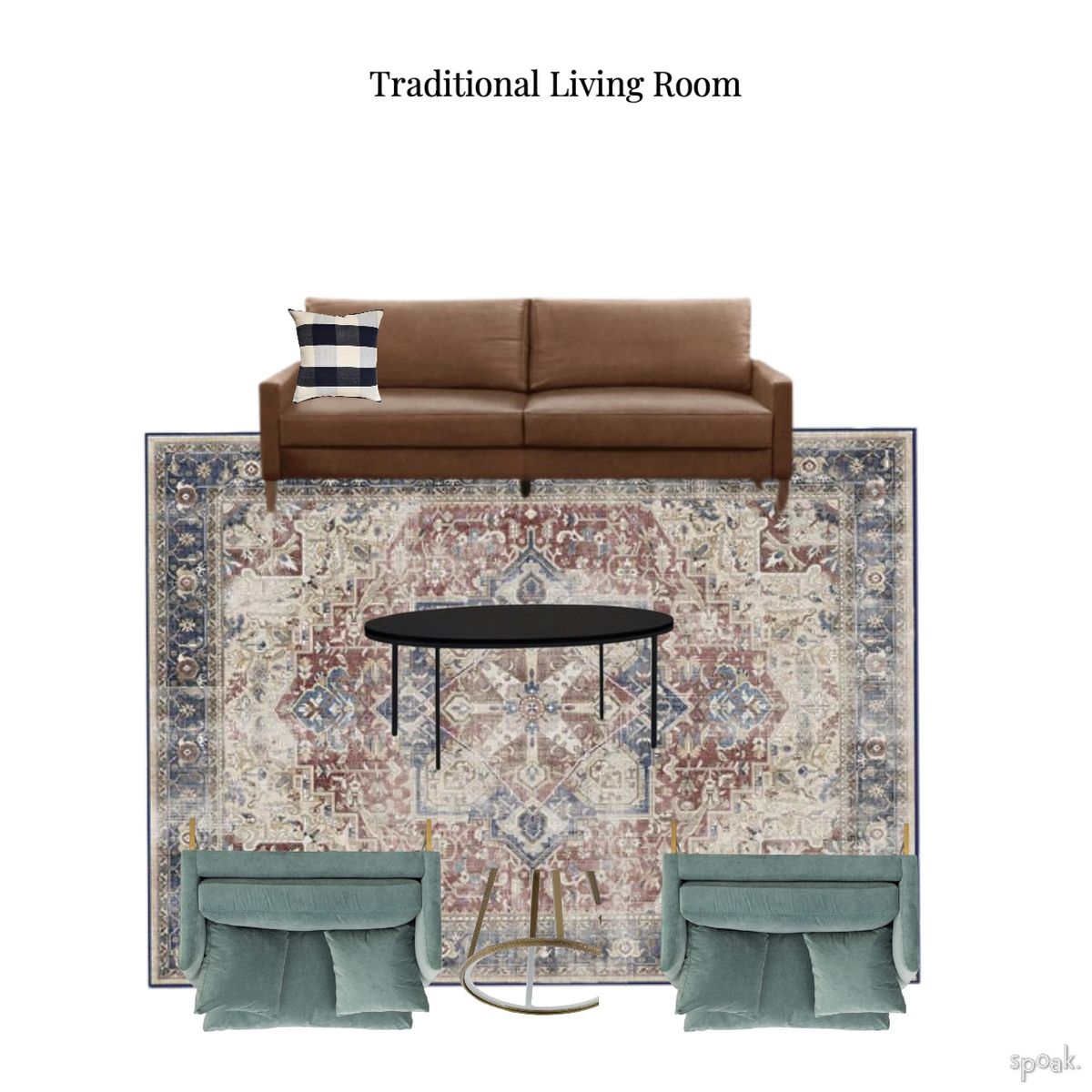 Kitchen + Living Room Inspiration designed by Allison Van Houten
