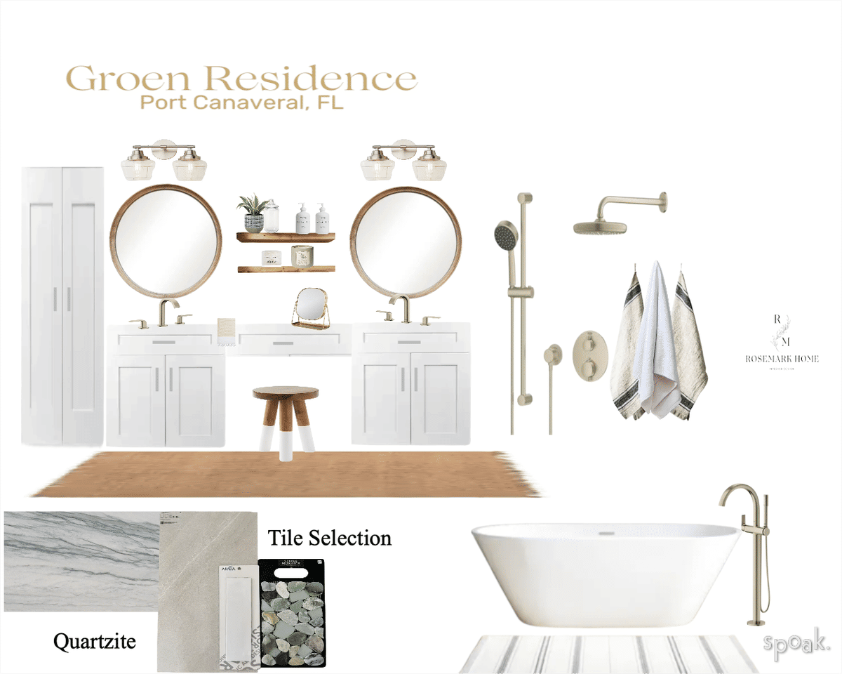 Bathroom Ideas designed by Jennifer Malinas