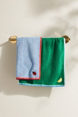 Hana Bug Embroidered Cotton Terry Hand Towel added by Sarah Jackson