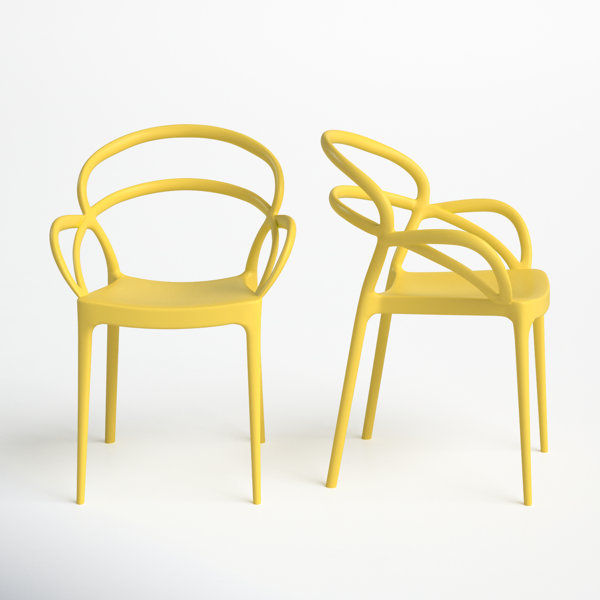 Farrah Outdoor Stacking Dining Armchair added by Brooke Schwartz