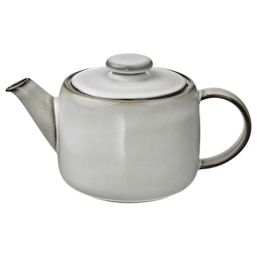 GLADELIG Teapot, gray, 1.3 qt - IKEA added by Piper Stromatt