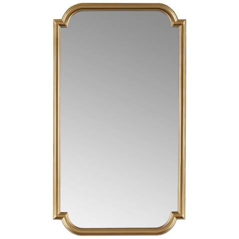 Madison Park Gold Adelaide Gold Scalloped Wood Wall Mirror - #1923E | Lamps Plus added by Where The Heart Is Designs