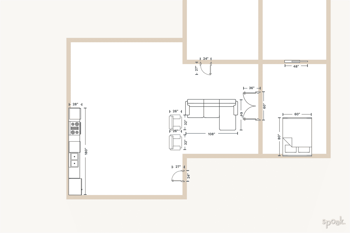 Apartment Plan designed by lily fagelman