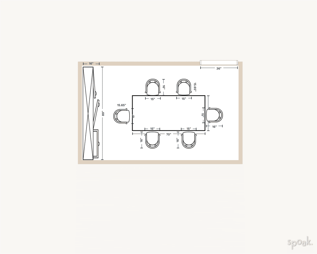 Great Room Layout designed by Sarah Wright