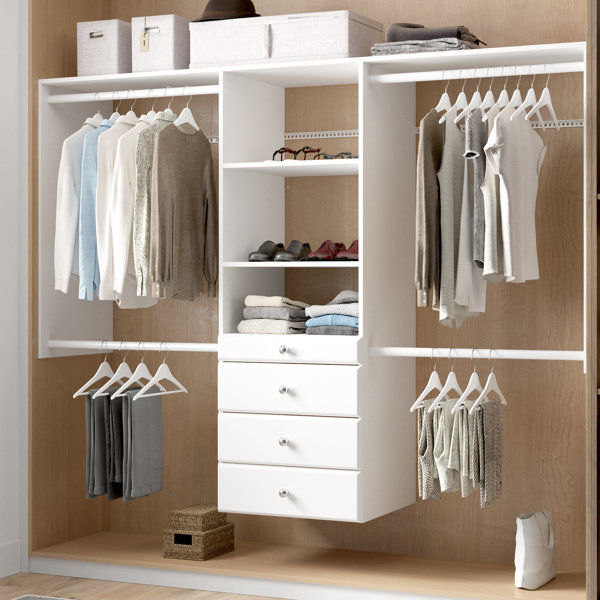 Grid 48'' - 96'' Closet System (Can Be Cut To Fit) added by stefany alves