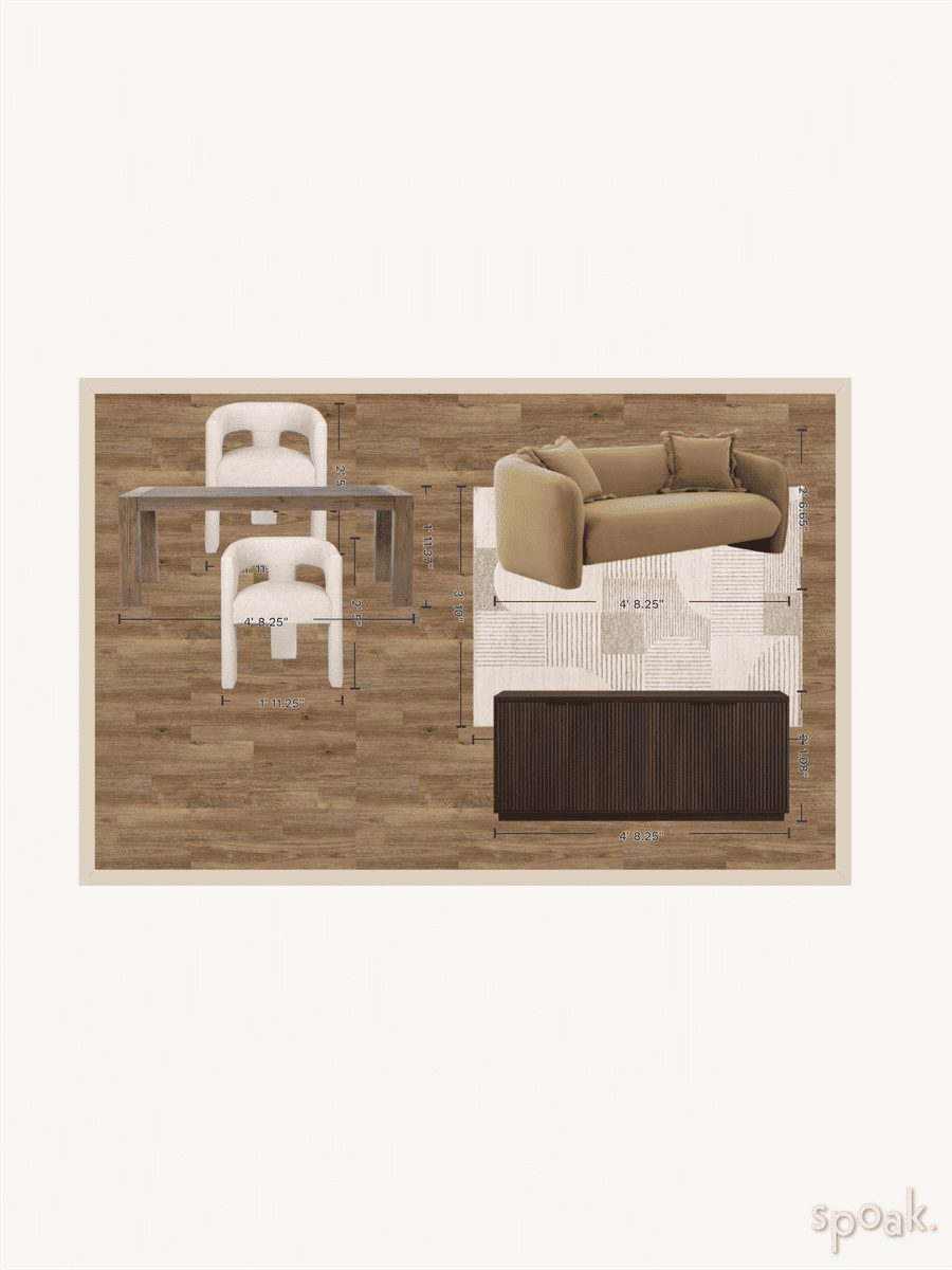 Living Room Layout designed by Sabrina Adame