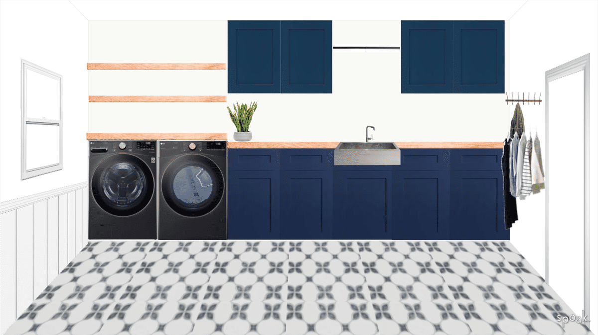 Laundry Room Inspiration designed by Autumn Ceniza
