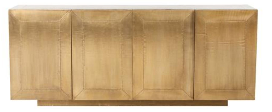 Ketzia Hollywood Regency Aged Brass Sideboard added by Lauren Houston