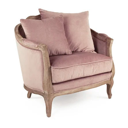 One Allium Way® Garman 40" Wide Velvet Barrel Chair | Wayfair added by Frankie Wiles