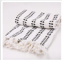 Black and White Cotton Blanket added by Julia Brazeau