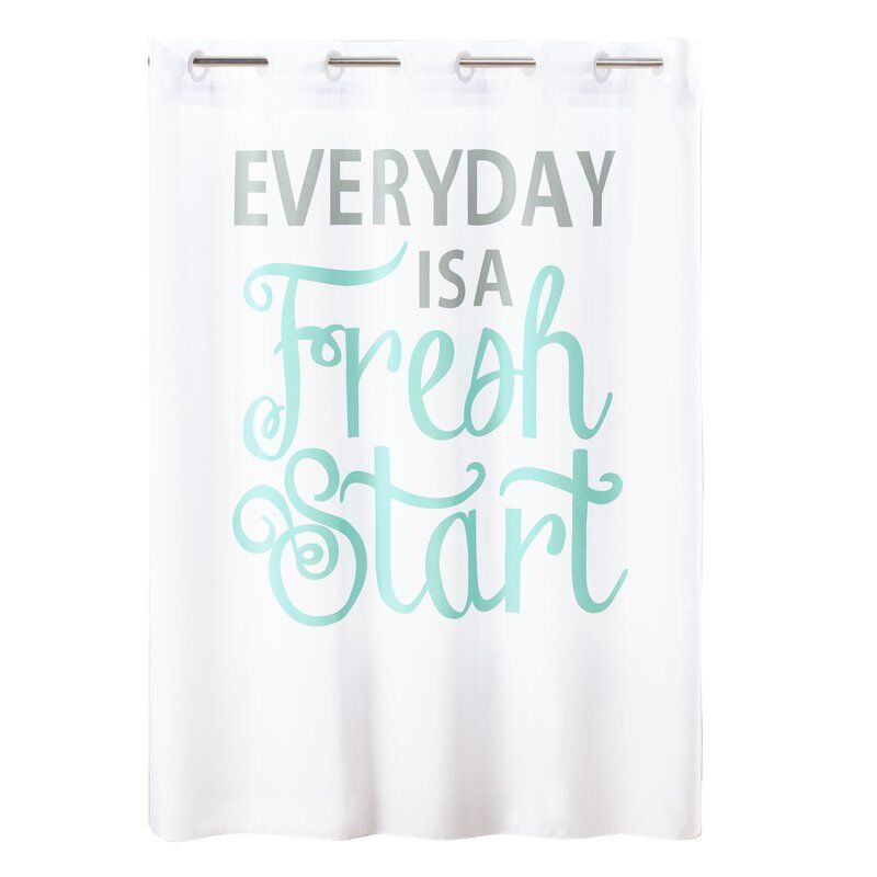 Hookless Shower Curtain Bathroom Rules No Window With Liner - Multi in , Teal added by Tayo A