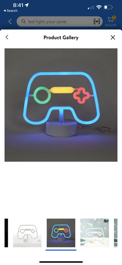 Led light game zone  added by Caroline Niederst