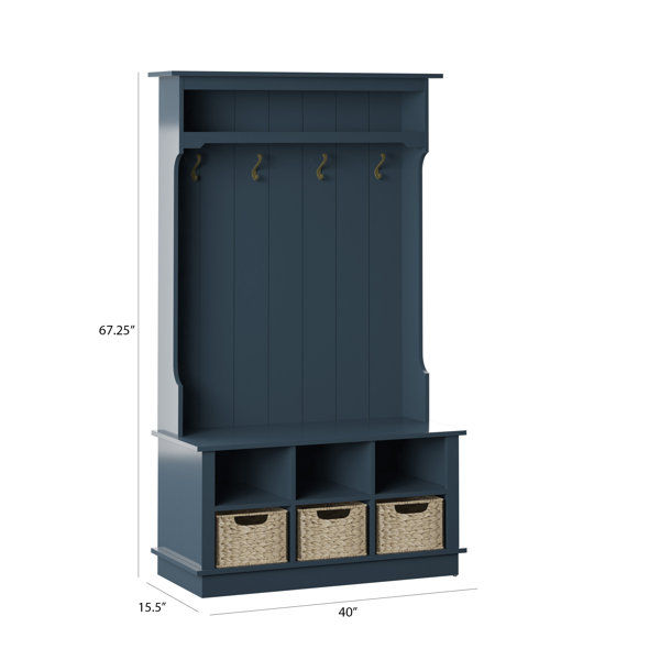 Bridget Hall Tree with Open Storage 40"w x 15.5"d x 67.25"h added by Kate Lynn Nemett