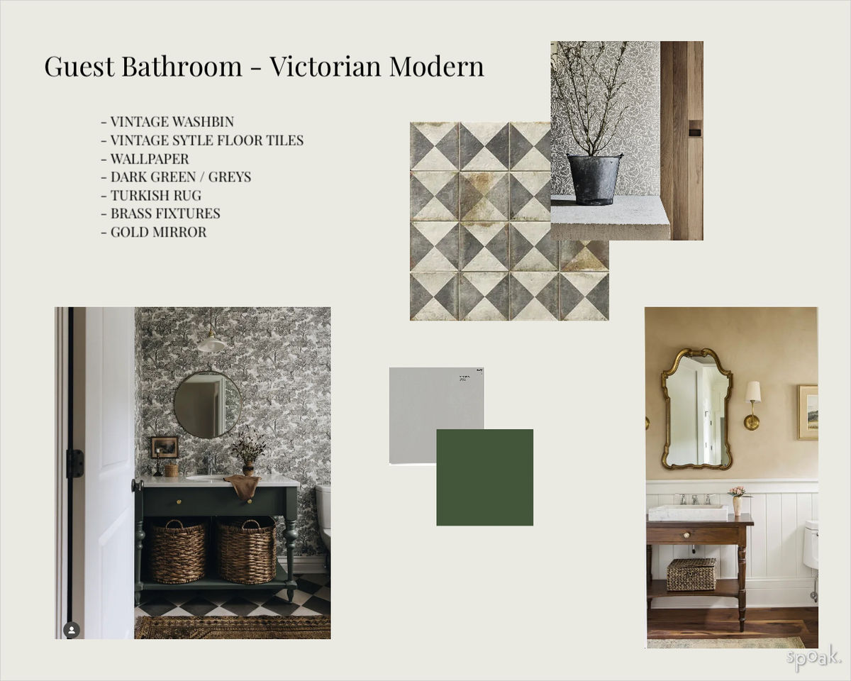 Bathroom Inspiration designed by Jessica Isham