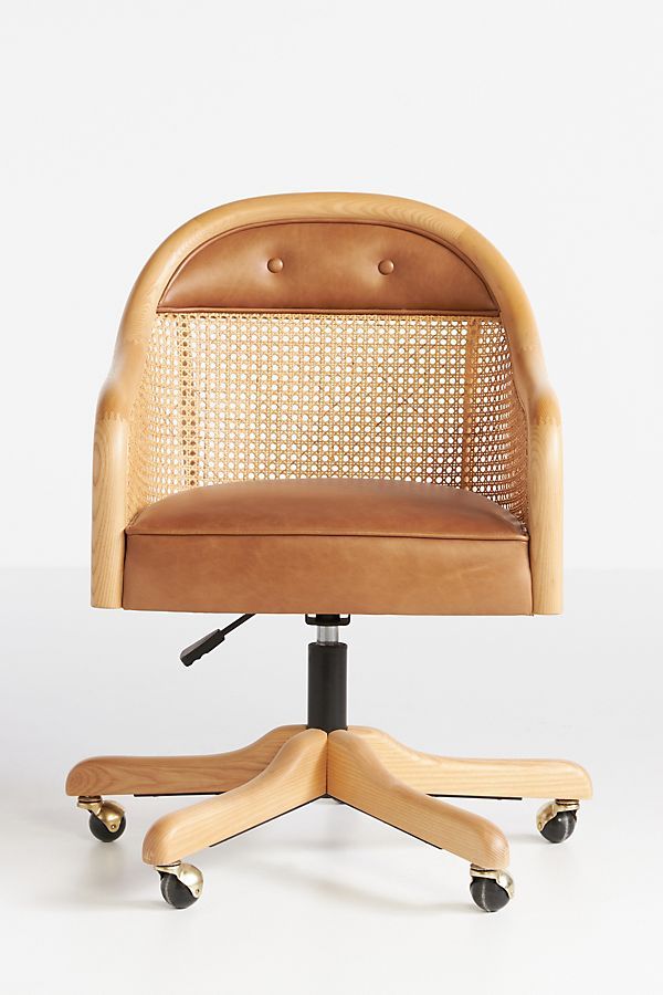Leather Ellison Swivel Desk Chair added by Heather Hamel